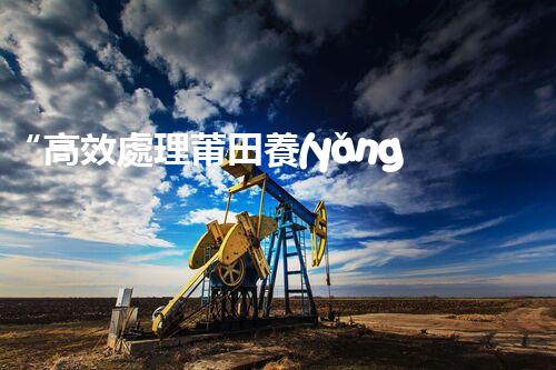 “高效處理莆田養(yǎng)殖廢水，建設(shè)綠色水域”